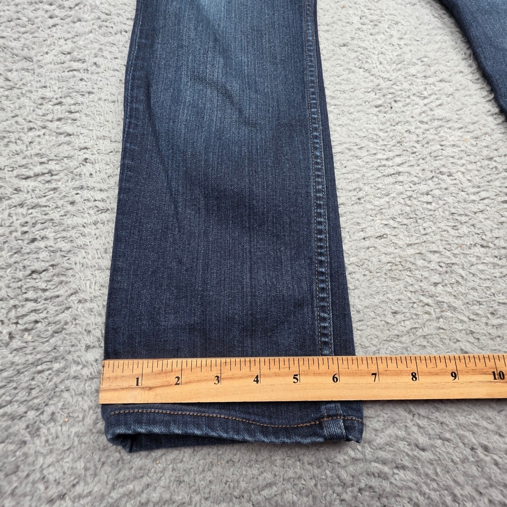 Paige Lennox Jeans Mens 30 Dark‎ Blue Slim Fit Soft Stretch Made in USA Denim - Picture 6 of 13